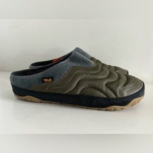 TEVA ReEMBER TERRAIN DARK OLIVE WATER RESISTANT SHOE SLIPPER MEN US 13